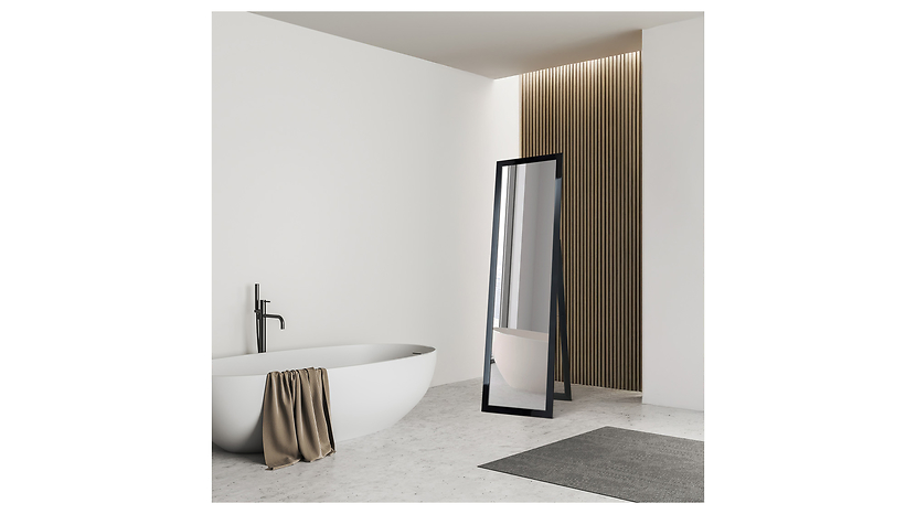 Lustro stojące Slim 40x160 cm czarne