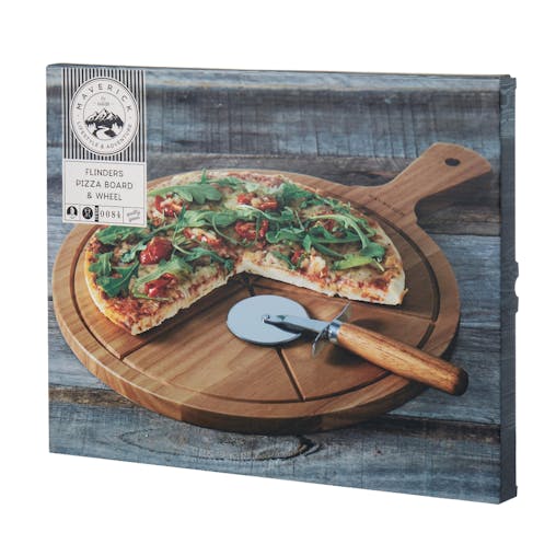 Maverick Flinders Pizza Board 44 x 33 x 1.5cm Wheel | Set of 2