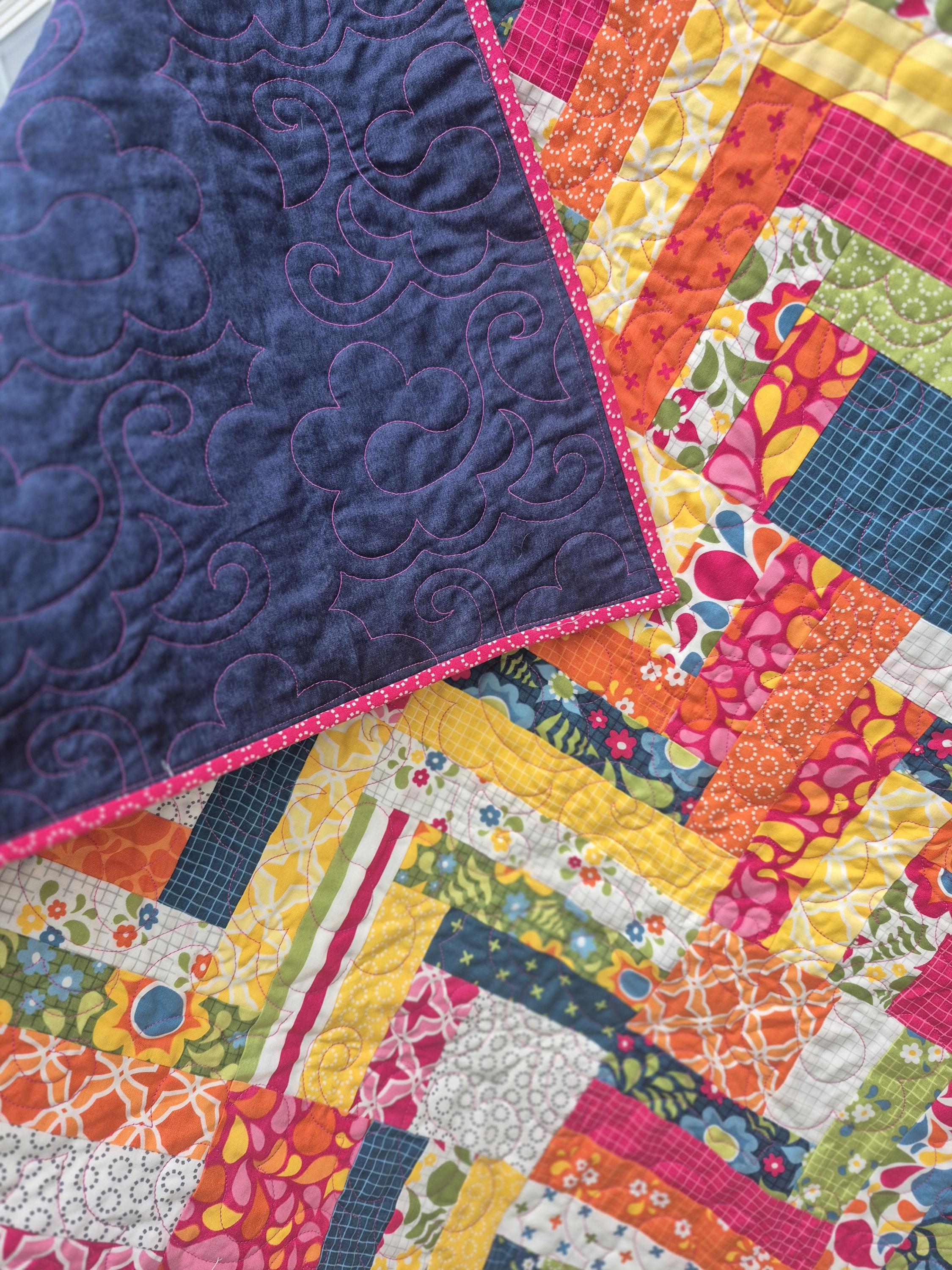 Herringbone Colorful Quilt 43
