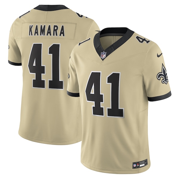 Alvin Kamara New Orleans Saints Nike Gameday Golds Alternate Vapor F.U.S.E. Limited Jersey - Gold/Black/White