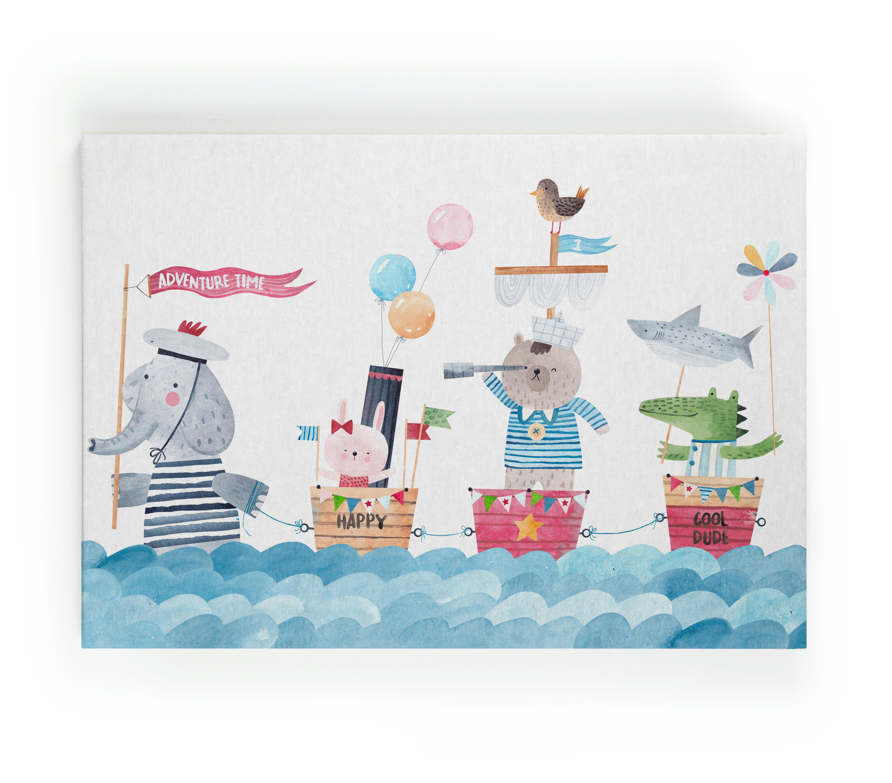 OCEAN TRIP - Peinture sur toile 60x40 Imprimé Voyage Océan