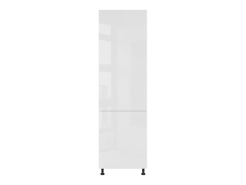 Szafka kuchenna pod zabudowę lodówki Top Line 60 cm prawa biały połysk