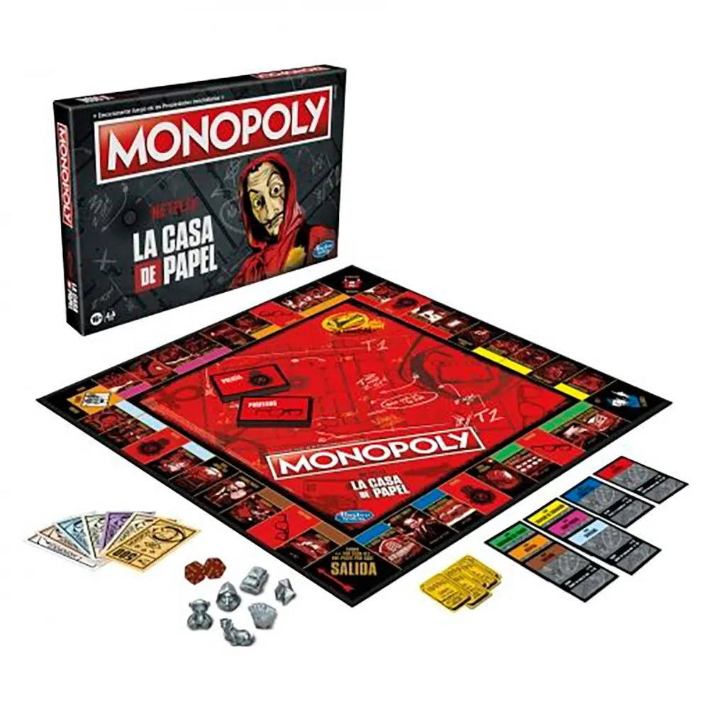 Monopoly Money Heist Board Board Game refurbished