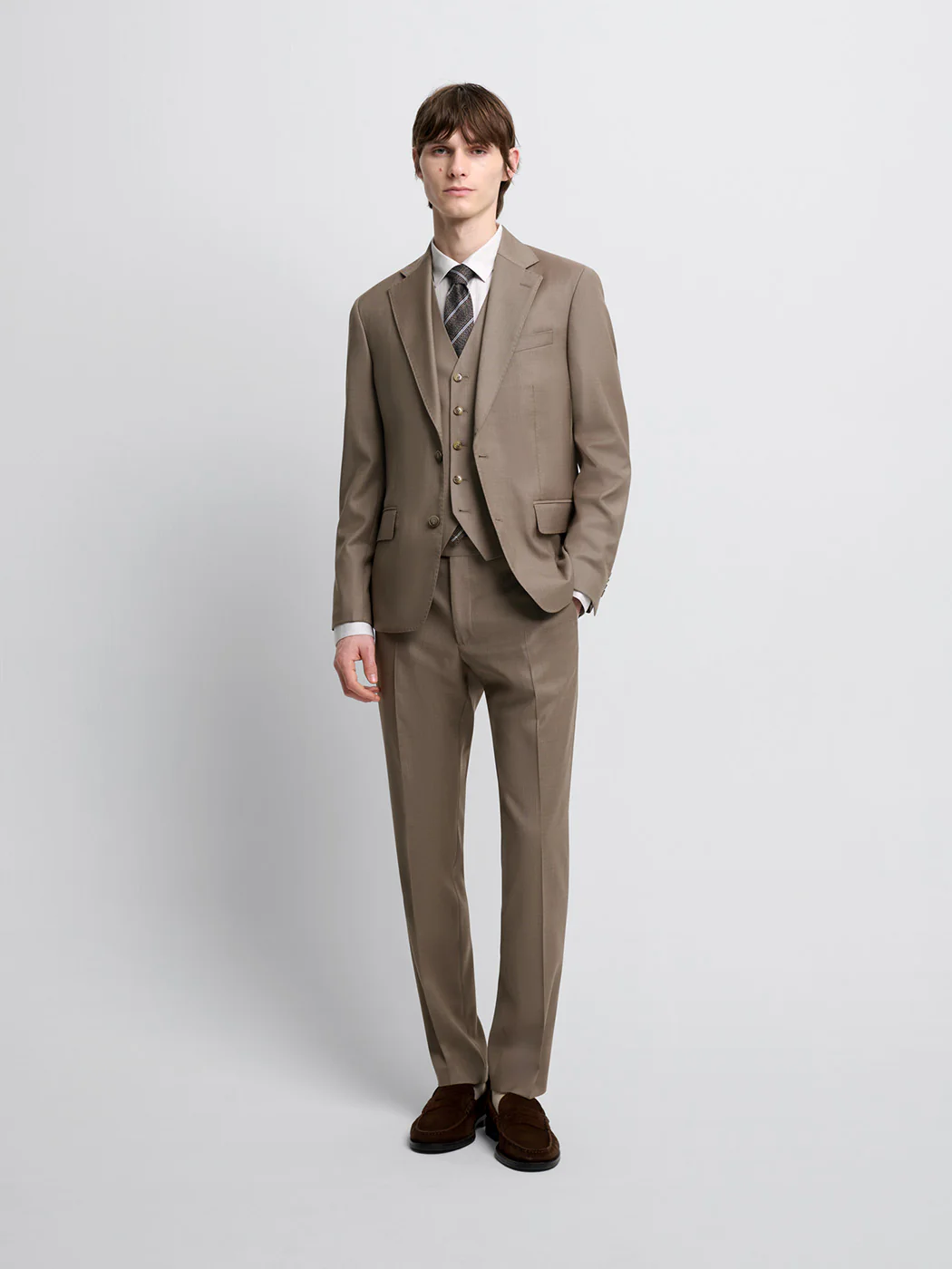 Gilet de costume en laine