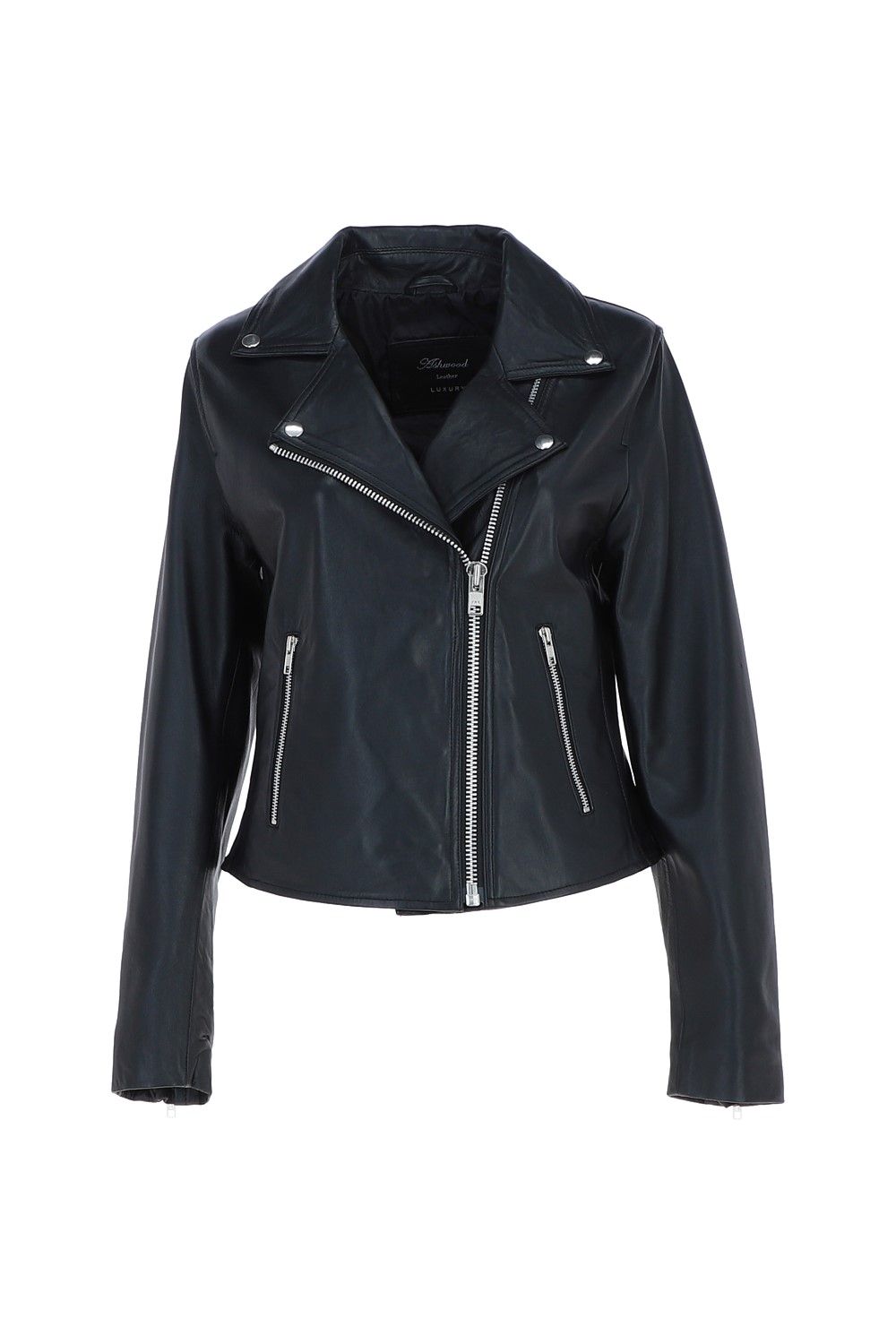 Ashwood Leather Caro' Real Leather Biker Jacket