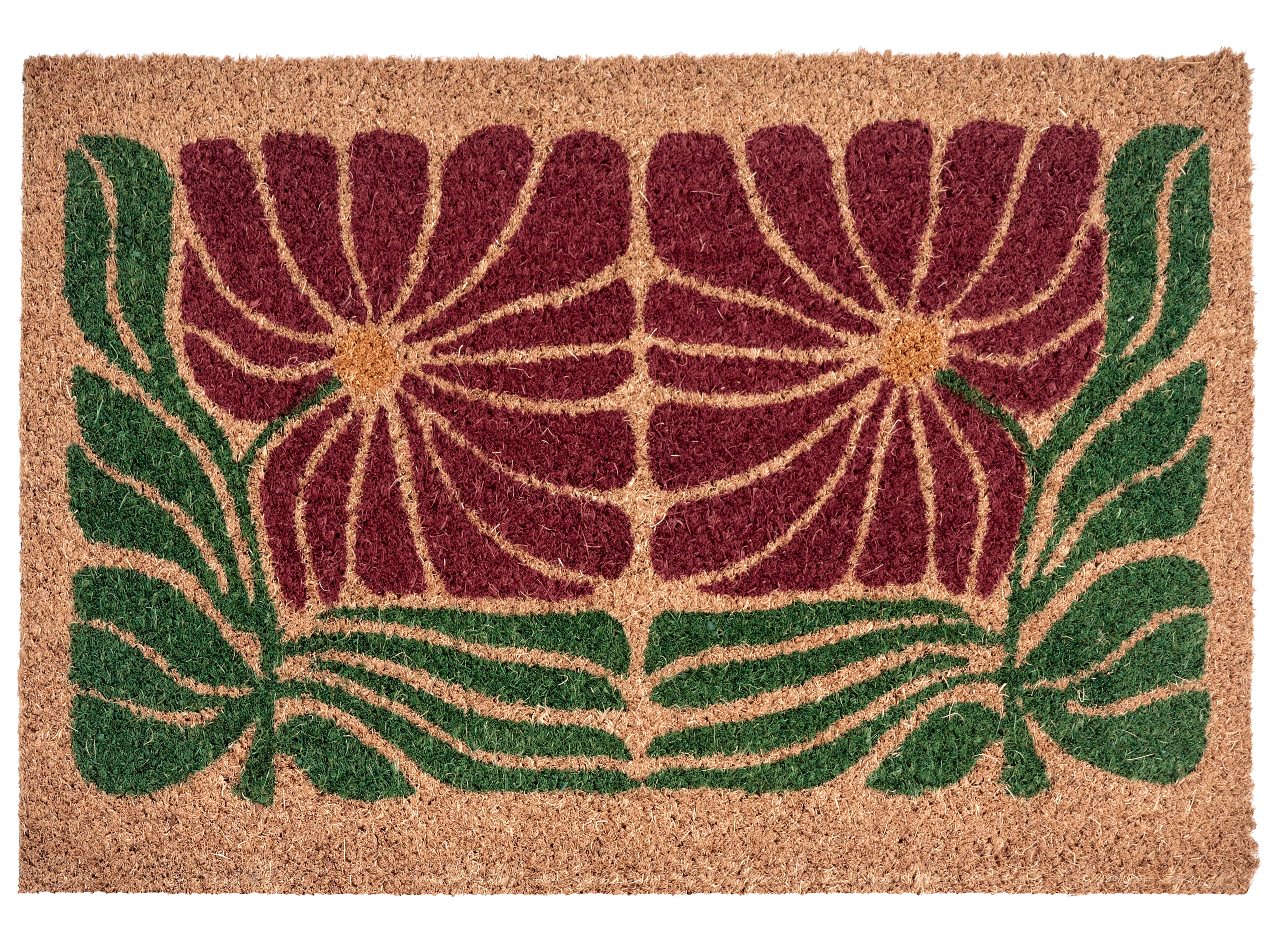 Doormat TANALIAN Multicolour 40 x 60 cm Flower Coir