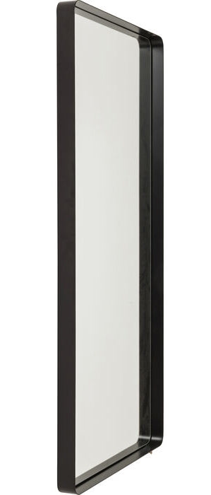 Kare Design Ombra Soft Spiegel Rechthoek - B60 X H120 Cm - Zwart