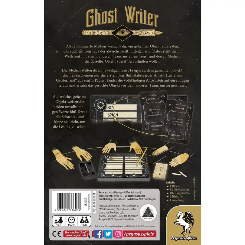 Brettspiel Ghost Writer