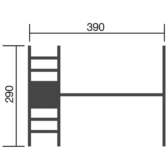 Kinderspielartikel, Holz, BxHxT: 390 x 240 x 290 cm