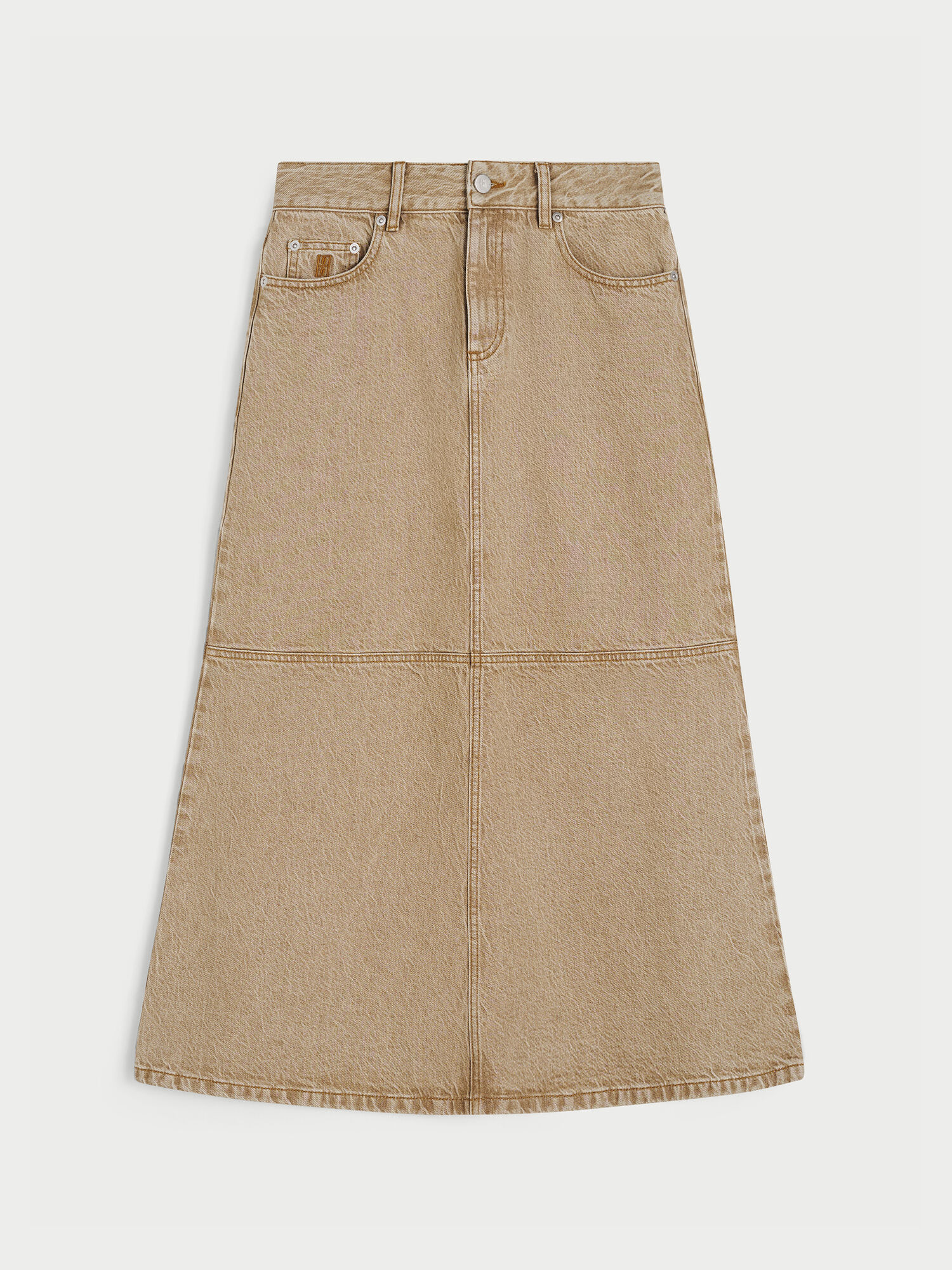 Solene denimnederdel