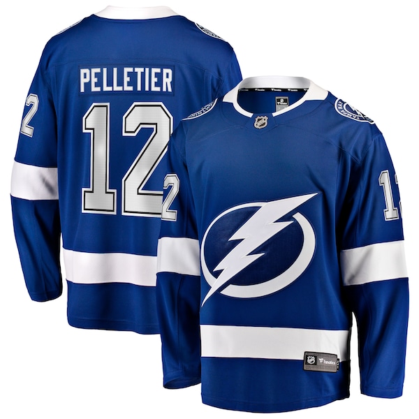 Jakob Pelletier Tampa Bay Lightning  Home Breakaway Jersey - Blue
