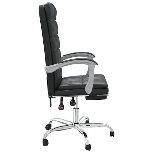 NNEVL Reclining Office Chair Black Faux Leather