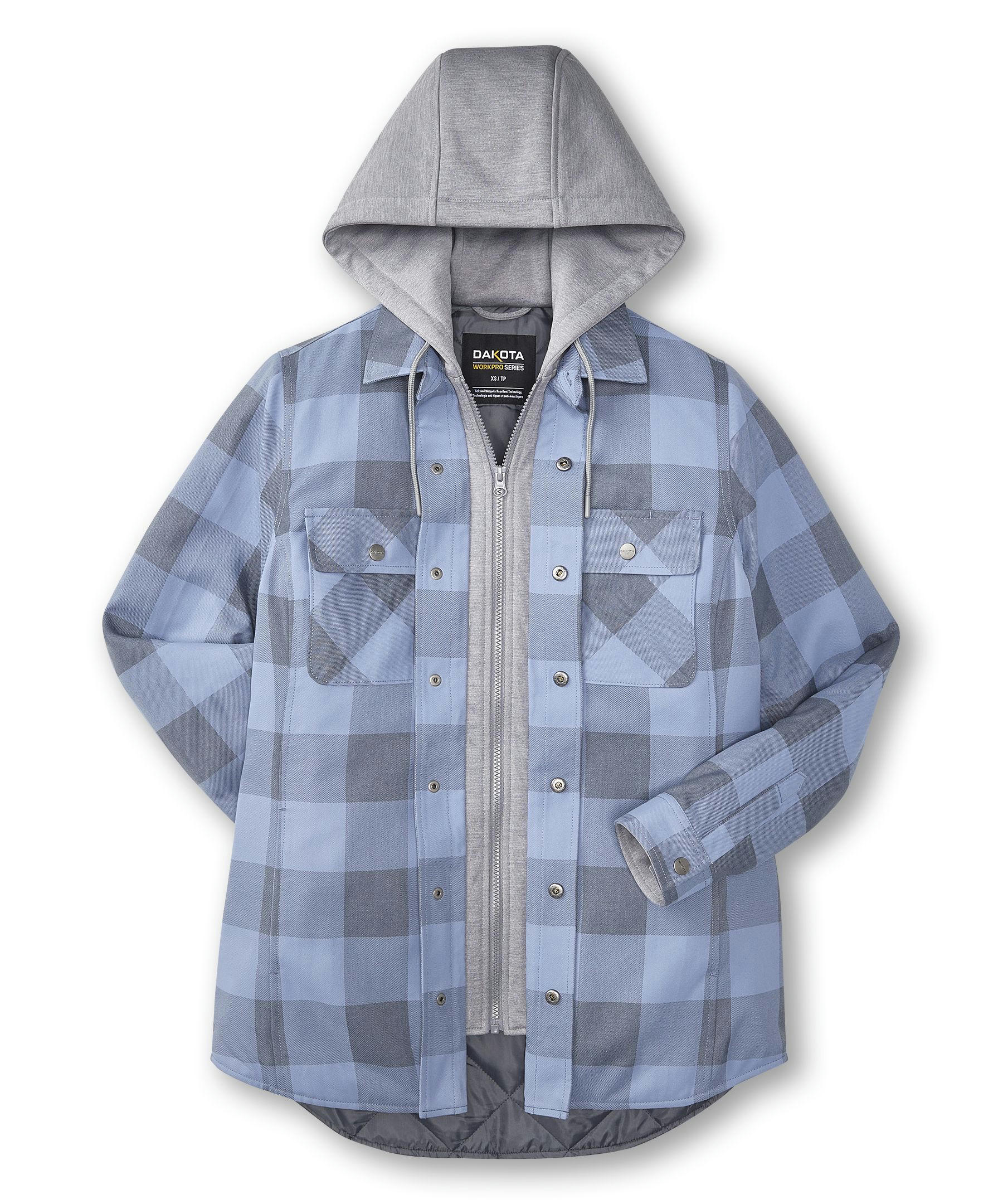 Dakota WorkPro Series Women's Tick and Mosquito Repellant Quilted Flannel Work Shirt