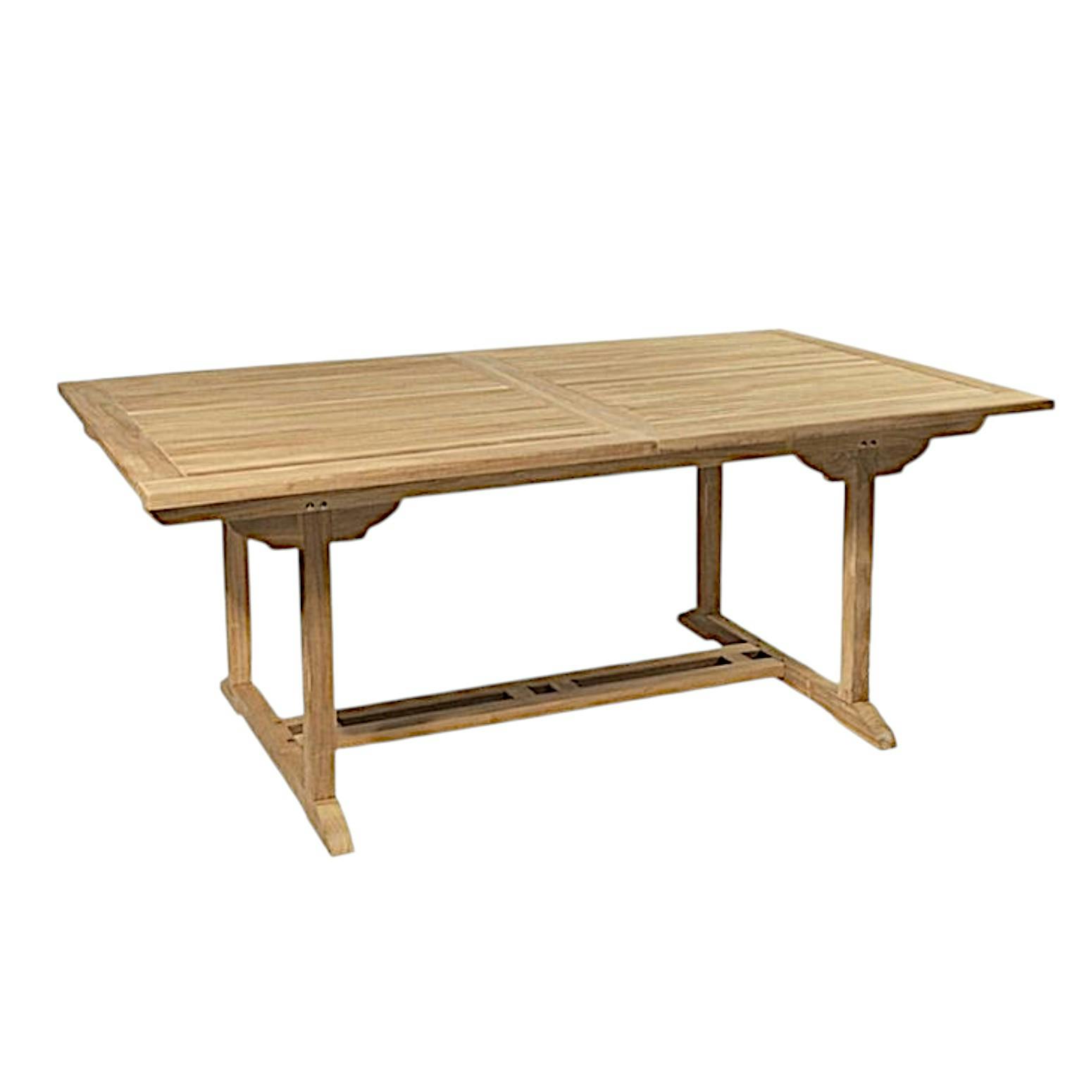 Table de jardin en Teck rectangle extensible 180/240cm SUMMER