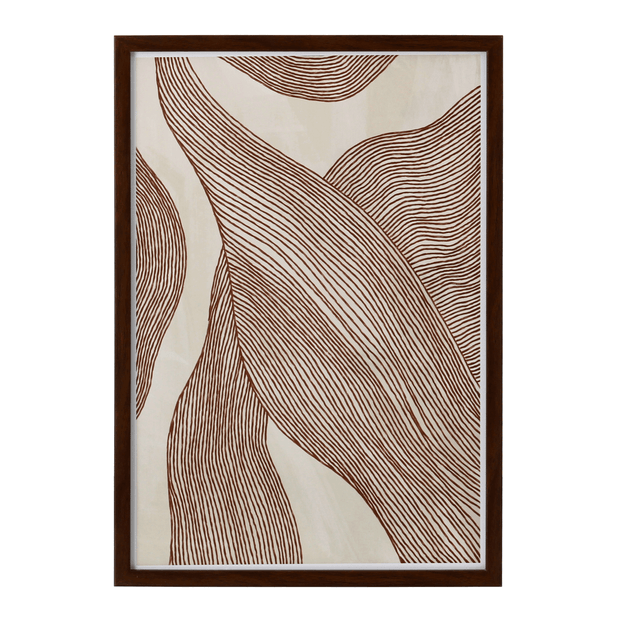 QUADRO I 50 CM X 35 CM ORGANIC LINES