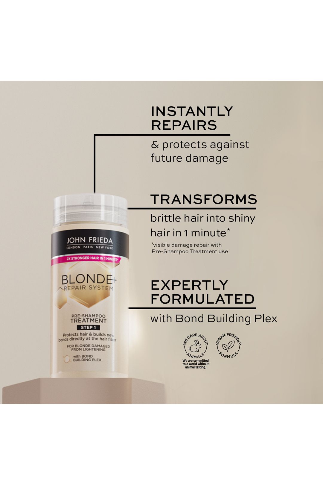 John Frieda Blonde  Repair Pre-Shampoo Treatment 100ml