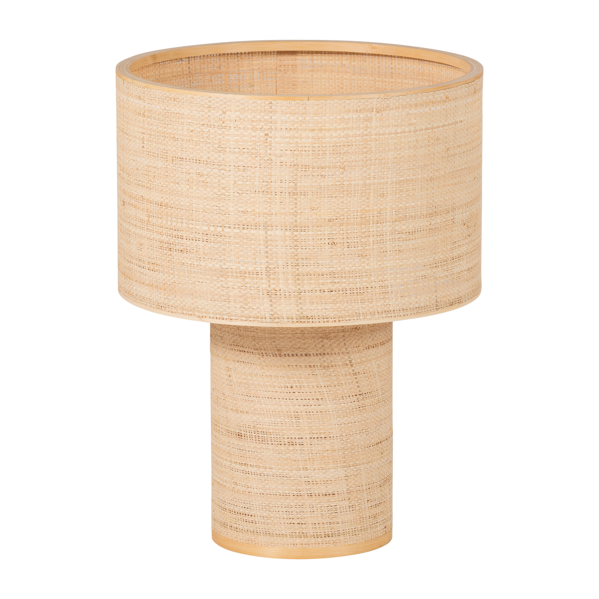 WOOOD tafellamp Ø 42 cm Syro - Raffia - Naturel - 55x42x42