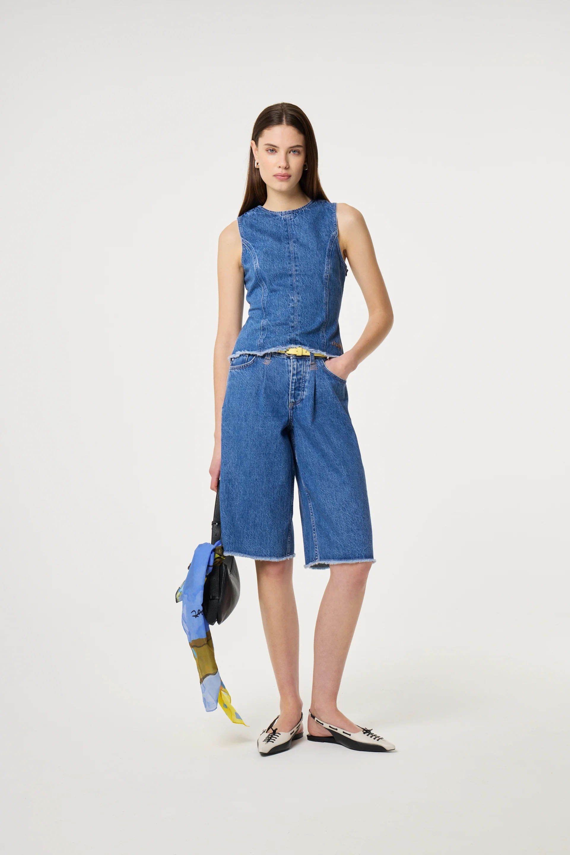 Jojo Top | Faded Light Blue
