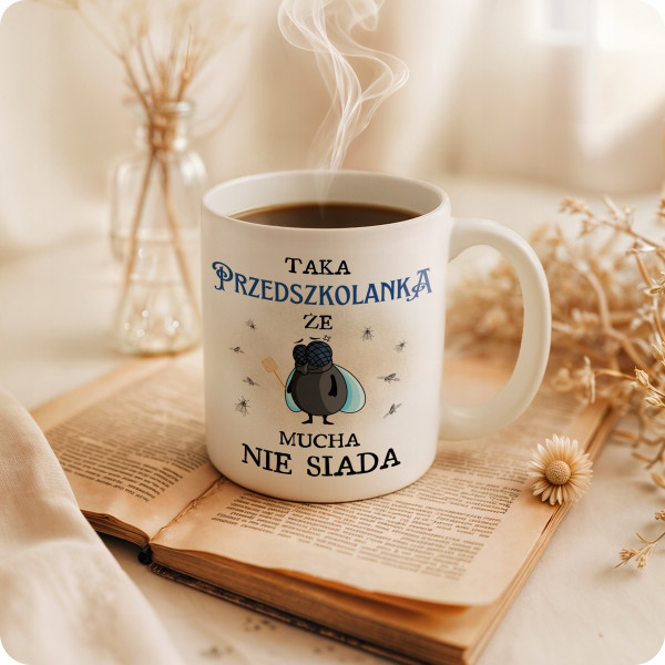 Kubek Dla Przedszkolanki na Prezent z Nadrukiem ze Zdjęciem 330 ml PoliDraw