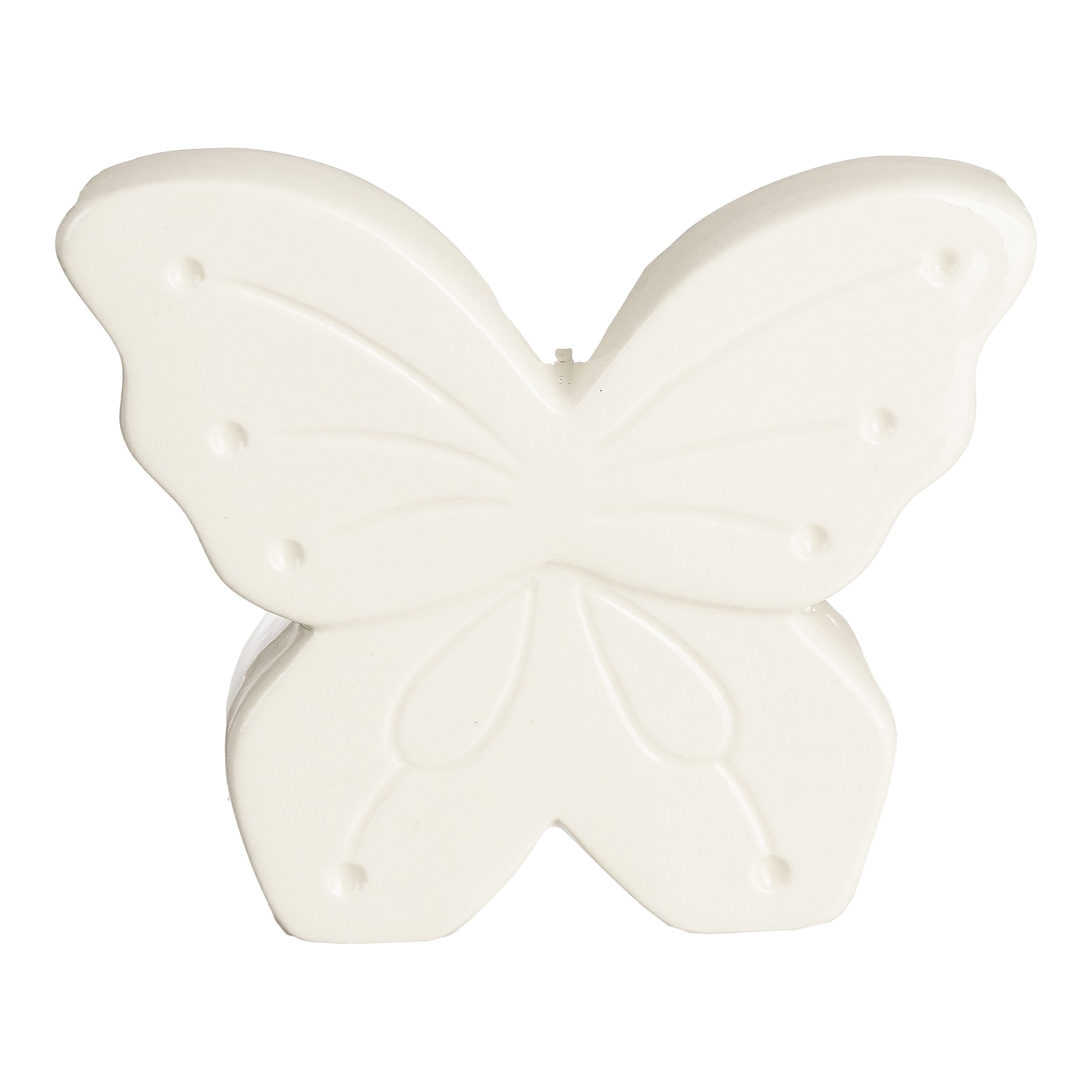 Deko-Figur Schmetterling Beige,B 135 x H 110 x T 40 mm