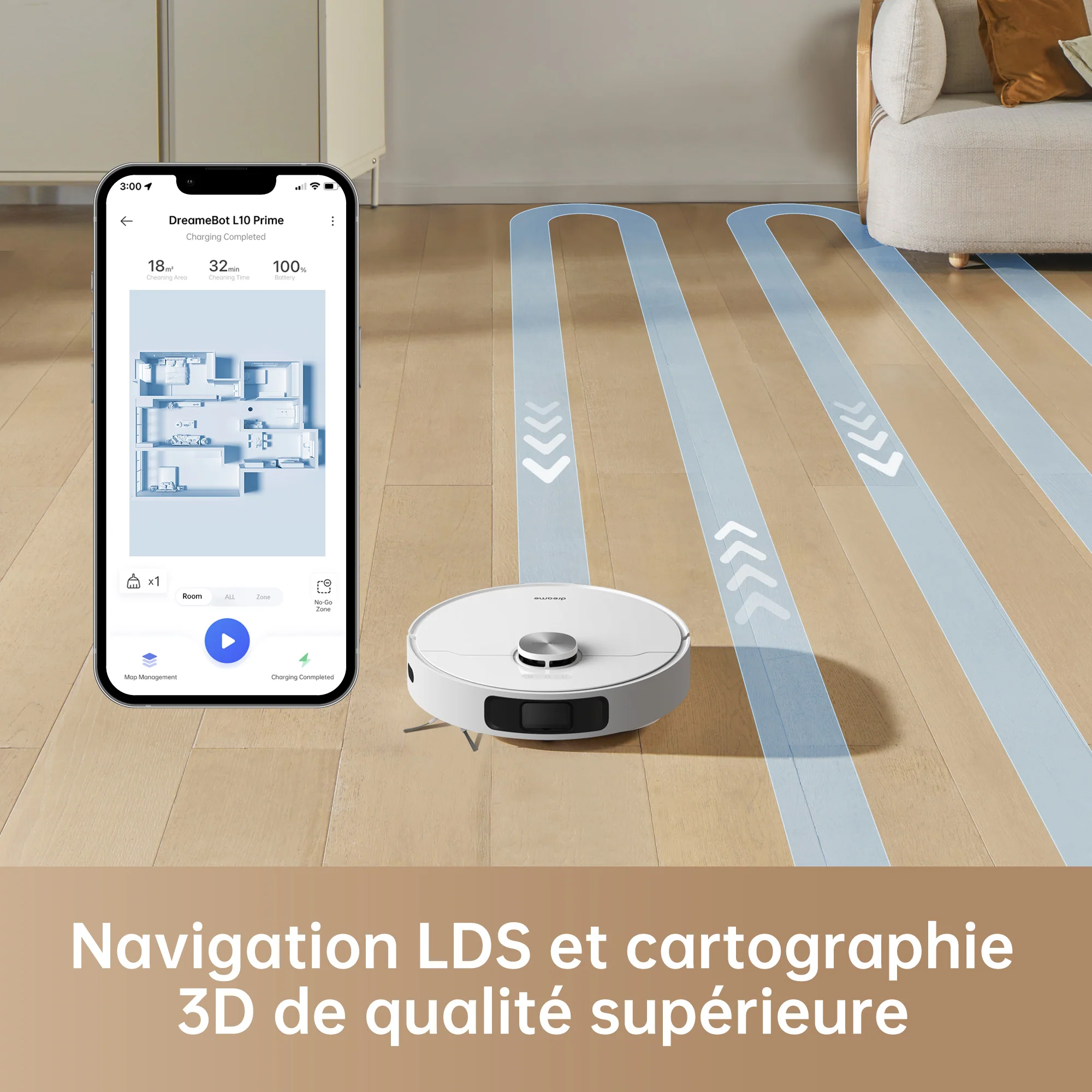 Dreame L10 Prime Robot Aspirateur Laveur Amazon