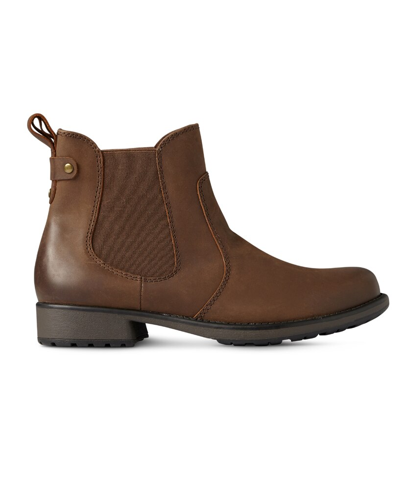 Denver Hayes Women's Ainsley Quad Comfort Leather Chelsea Boots - Brown