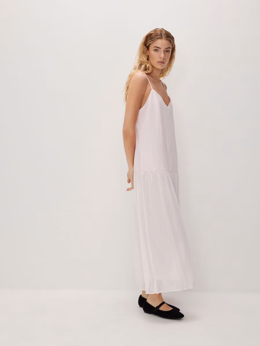 Dress With Pleated Skirt