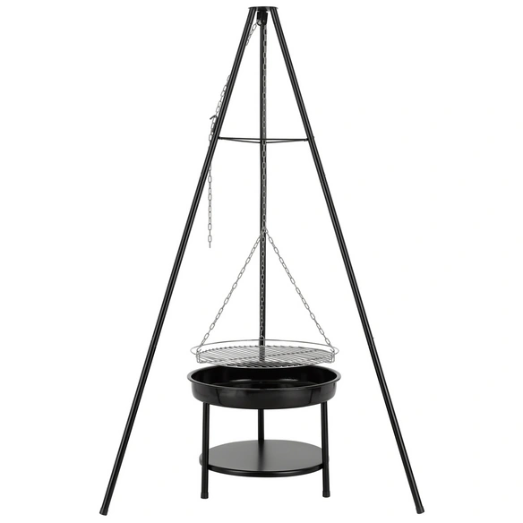 Schwenkgrill, ø 46 cm, emailliert