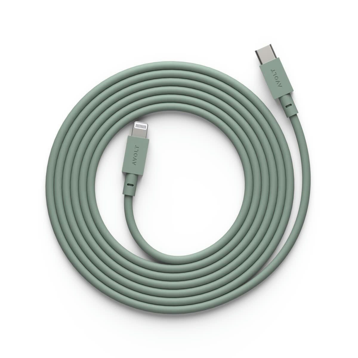 - Cable Iphone Cable 1 USB-c vers Lightning, 2mm Oak Green