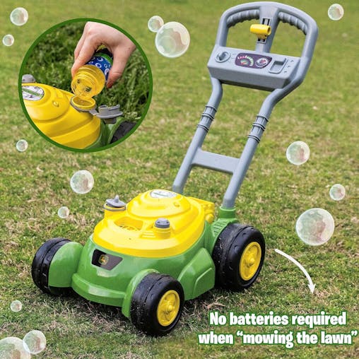 John Deere Bubble N Go Mower & Bubble Solution 118ml