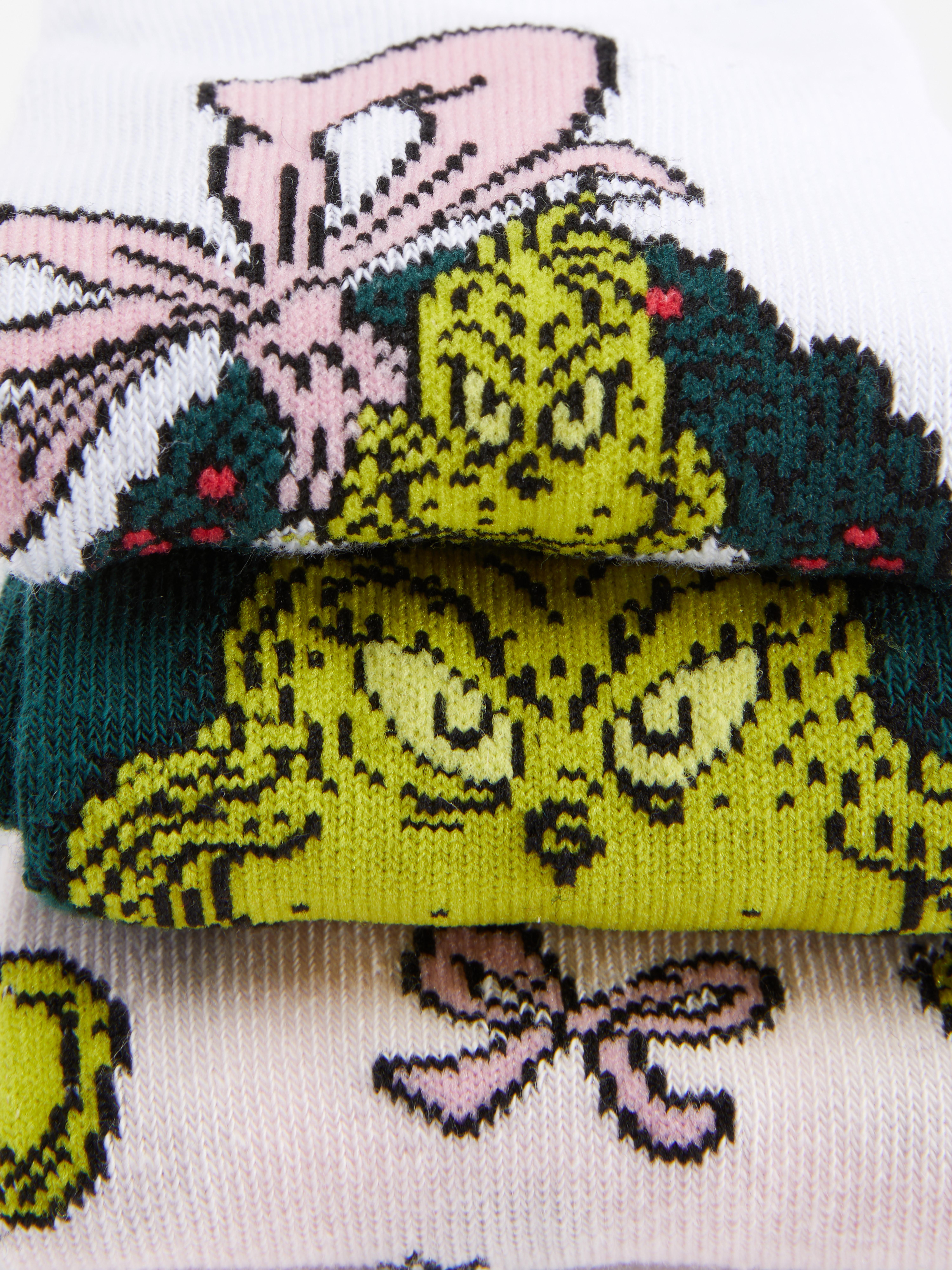 3pk The Grinch Christmas Sneaker Socks