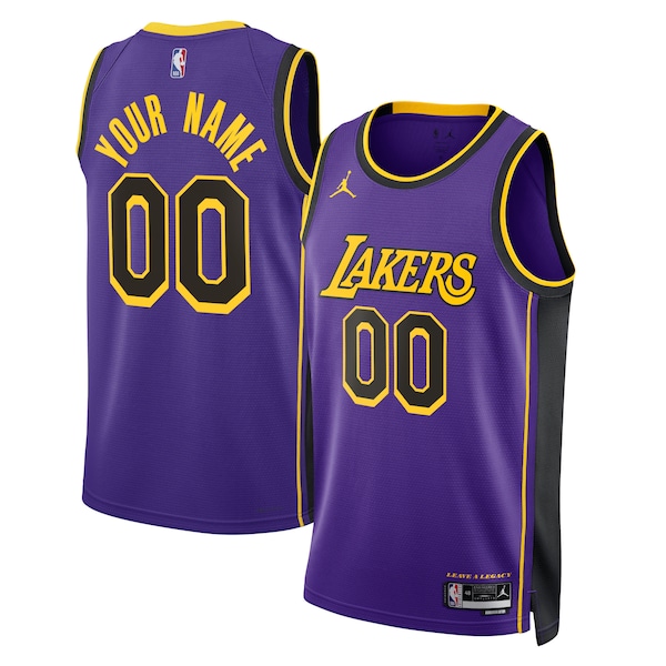 Los Angeles Lakers Jordan Brand Unisex 2022/23 Swingman Custom Jersey - Statement Edition - Purple
