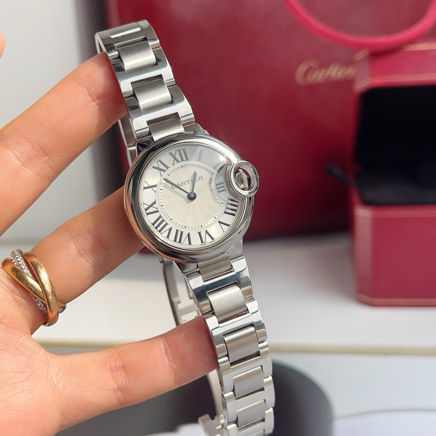 Cartier Ballon Bleu de Cartier Stainless Steel Watch -17