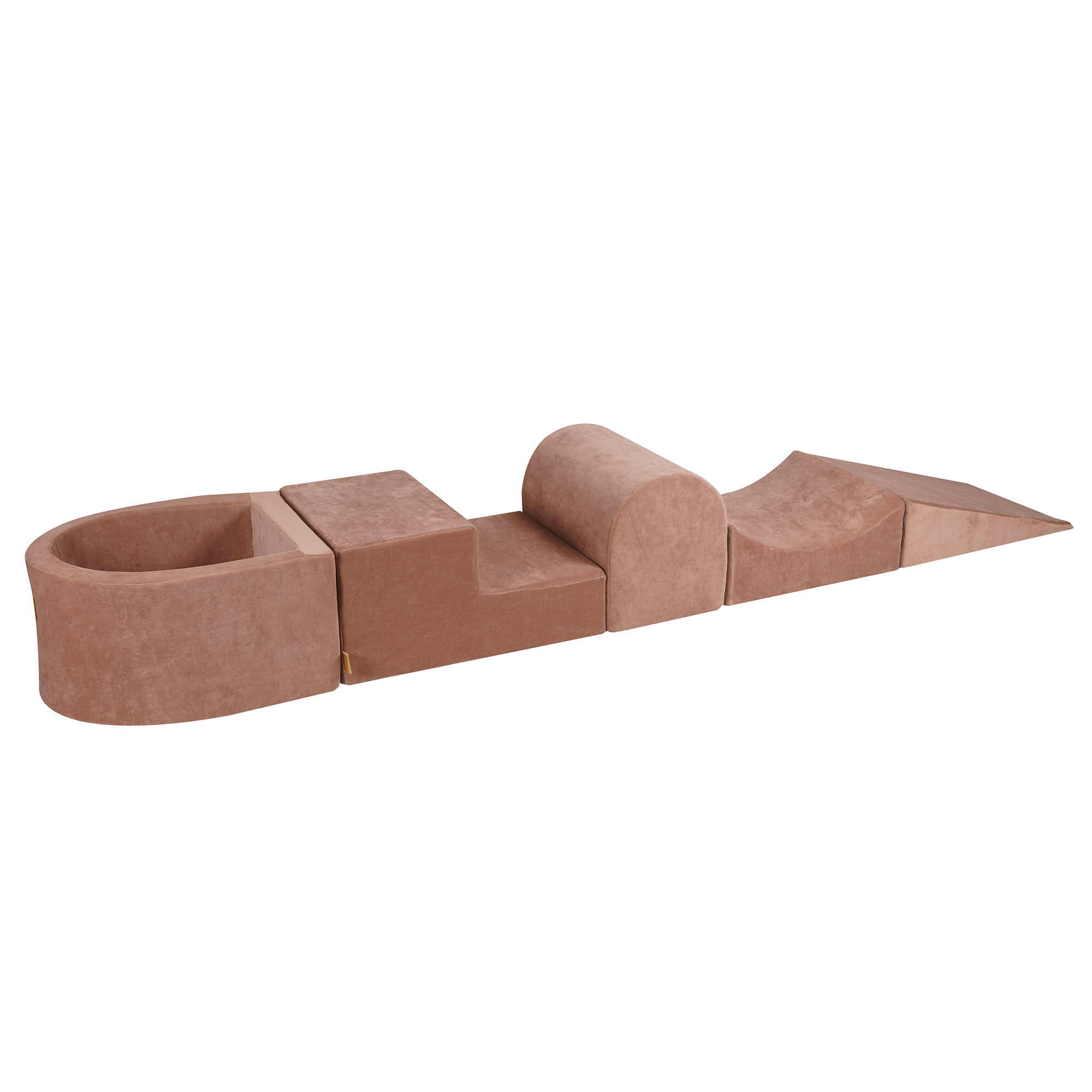 - Set de mousse avec piscine, beige, sans balles