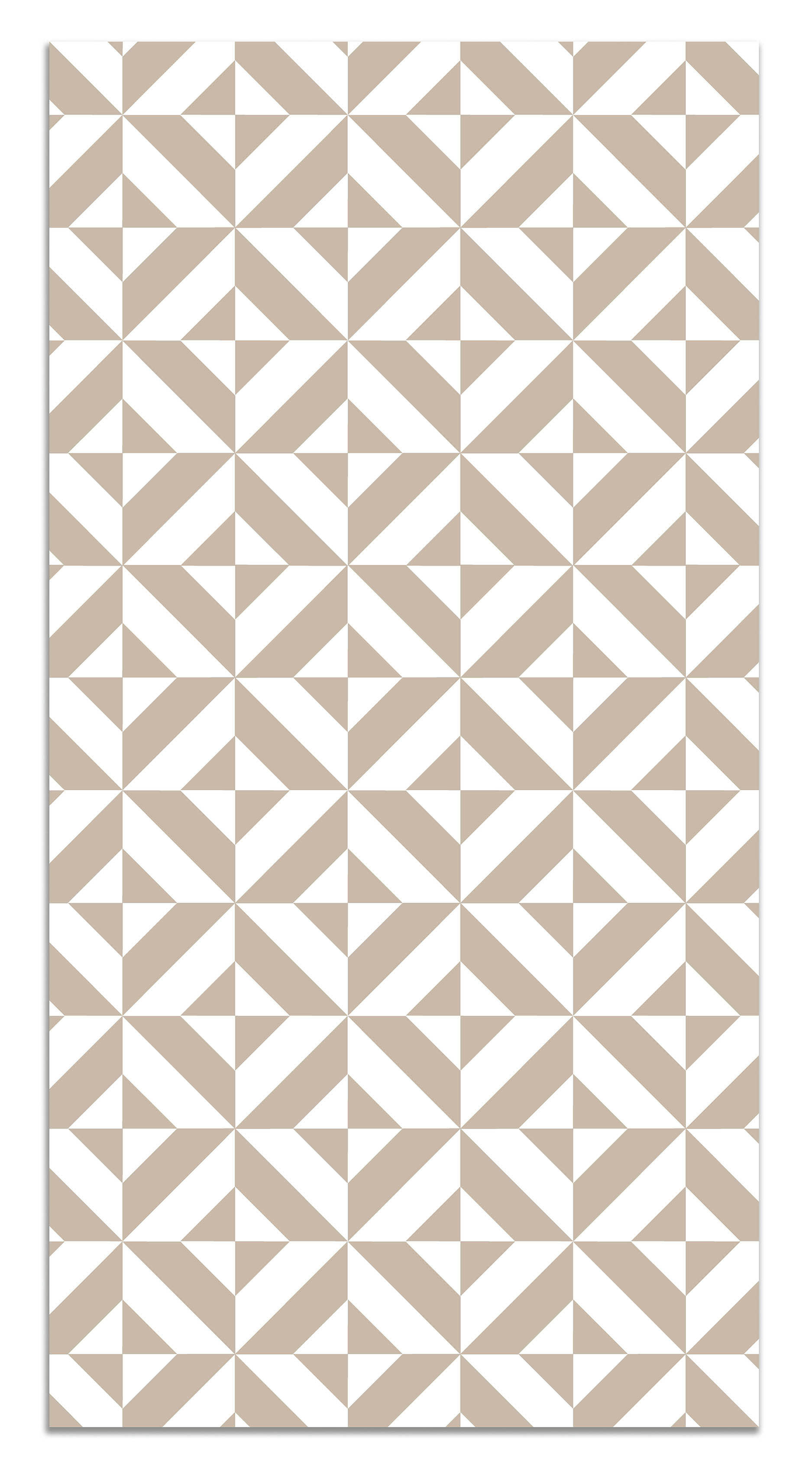 - Tapis vinyle forme géométrique rose 60x250cm