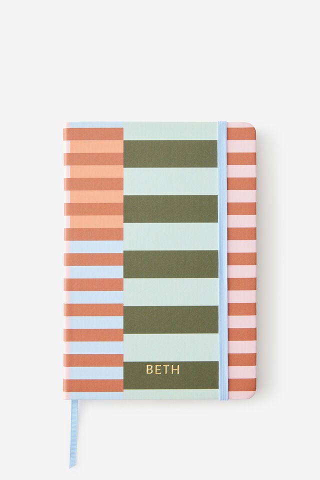 Personalised A5 Hard Lined Notetaker Notebook
