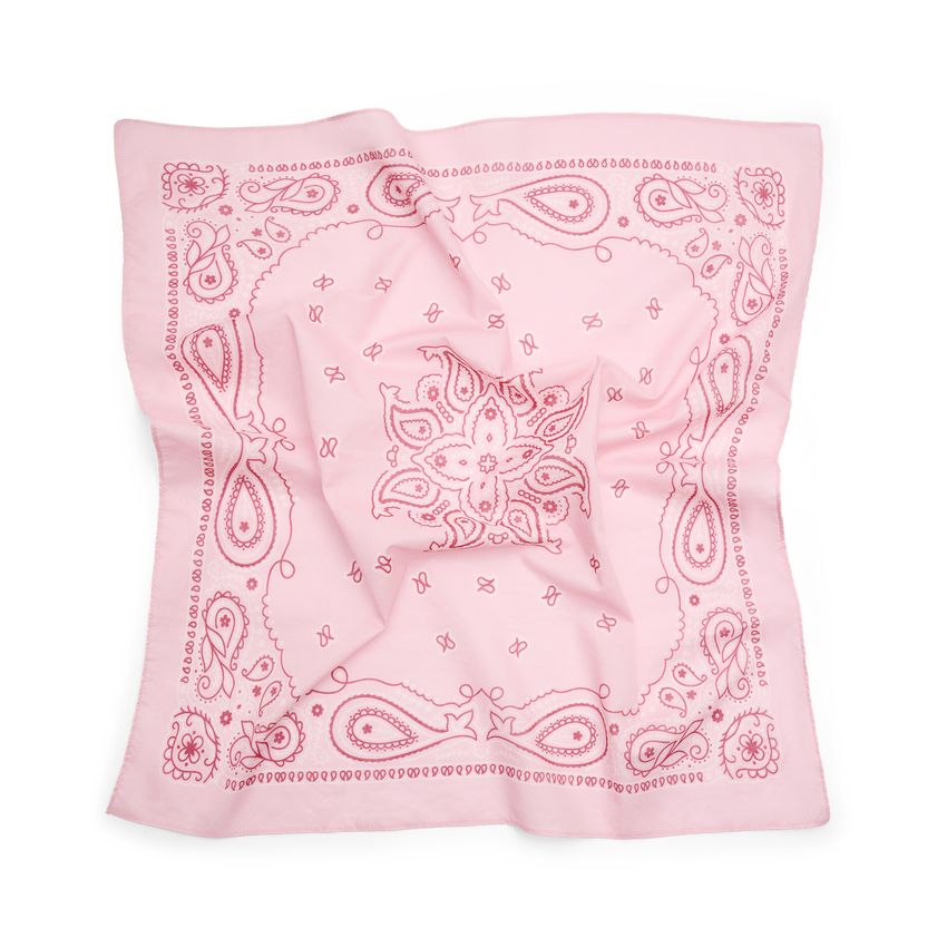 Manfield Roze sjaaltje met wit- en donkerroze details