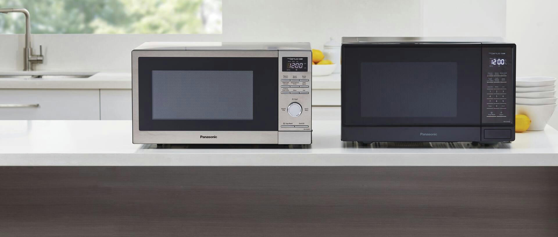 Panasonic NN-SD68LS Countertop Microwave Genius Sensor Cooking, 1.3-cu.ft., Stainless Steel