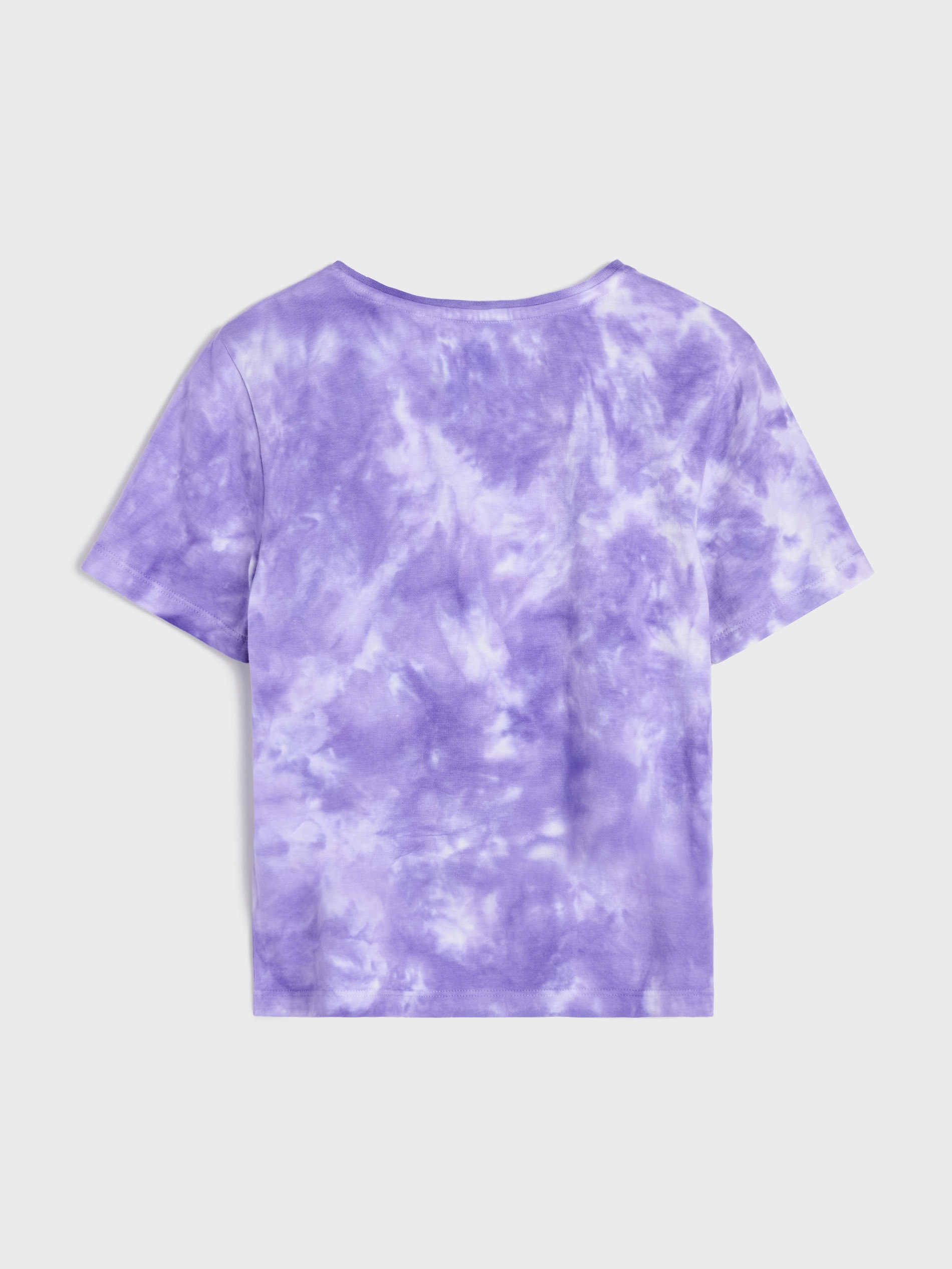 Bawełniana koszulka ze wzorem tie dye Stitch