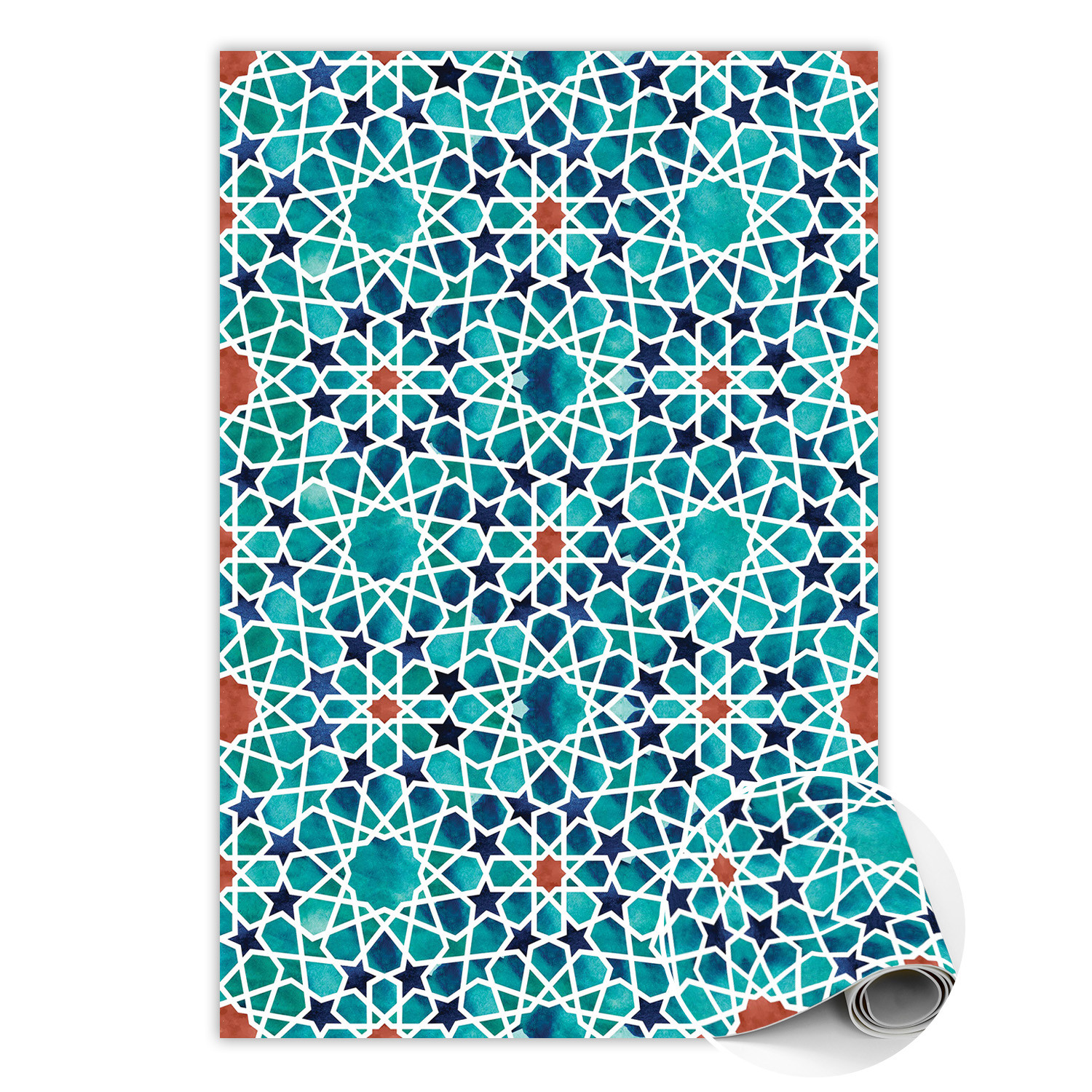 Modny dywan winylowy Geometryczne gwiazdy 60 x 90 cm