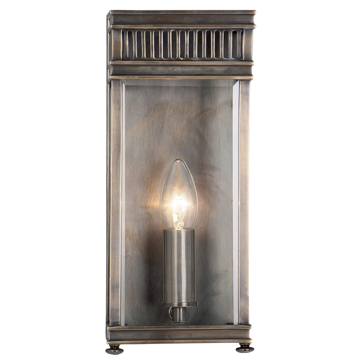 Kinkiet zewnętrznyciemny brąz Holborn 1xE14x40W IP44 Elstead