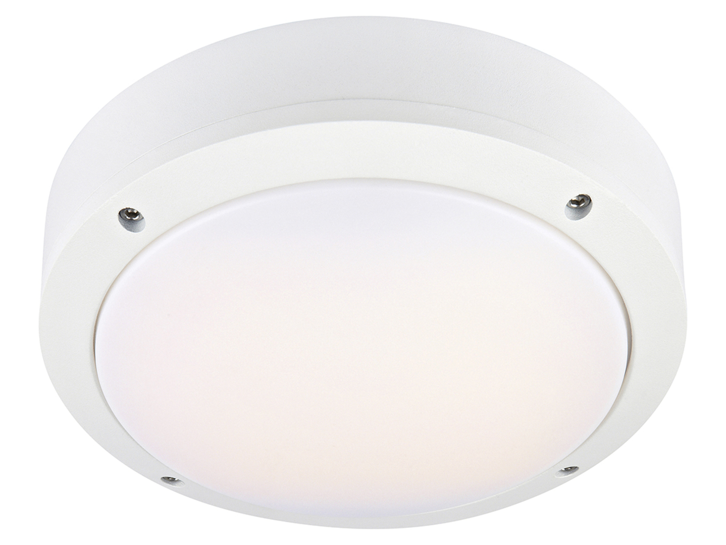 Plafon Luna LED aluminiowy biały