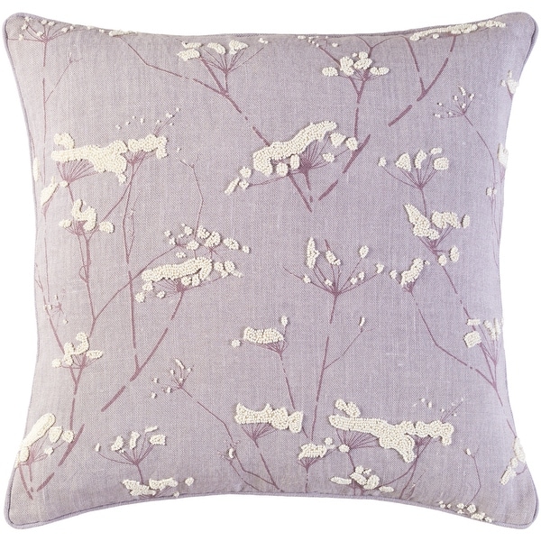 Decorative Pipa Purple 18-inch Throw Pillow Cover