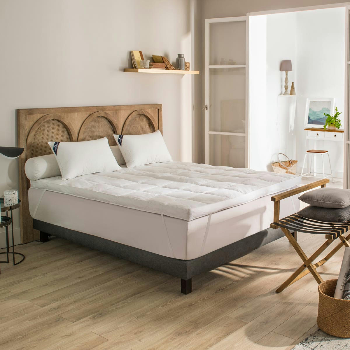 - Surconfort de matelas Diamant 90x200 cm - Drouault