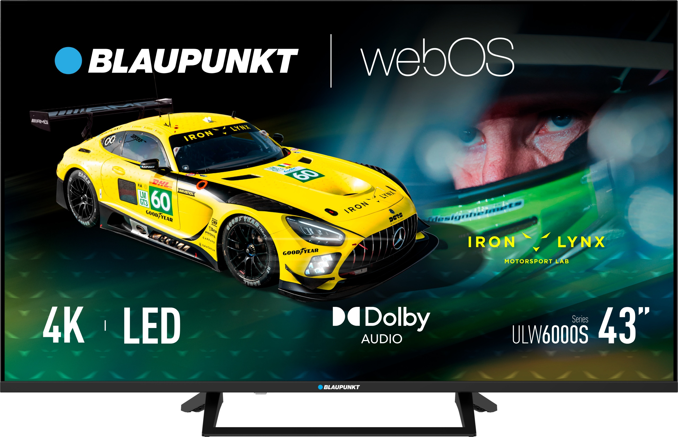 Blaupunkt 43ULW6000S Smart TV 4K UHD WebOS HDR10 Dolby Audio WiFi Bluetooth