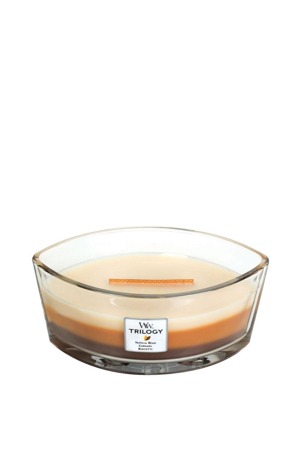 Woodwick Trilogy Café Sweets Ellipse Candle