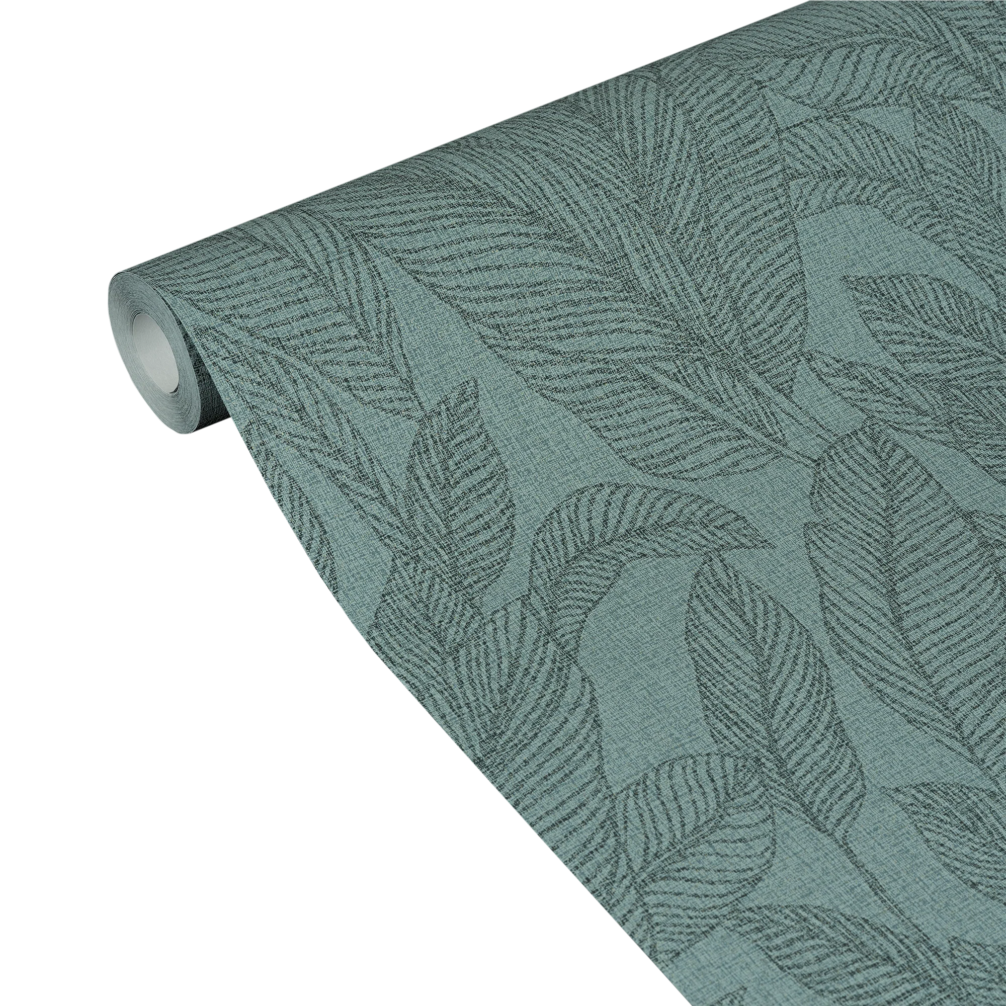 CosmoLiving Papier peint intissé GOLDEN FERN vert émeraude