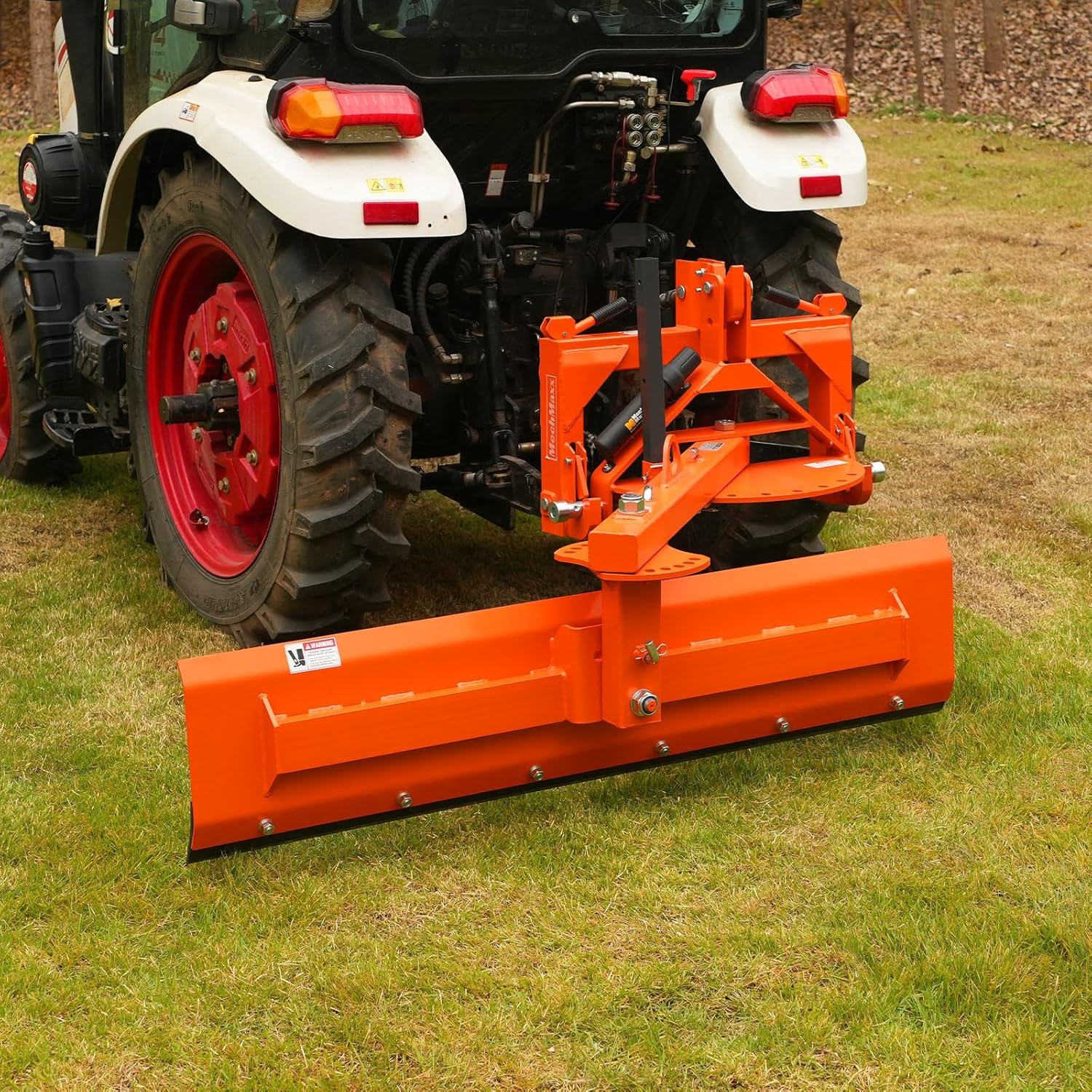 72 6-Way Adjustable Tractor Rear Blade 3-Point Hitch Attachment- 25.6 Offset & ±45° Angle  Cat.1 20-45HP  RB72S