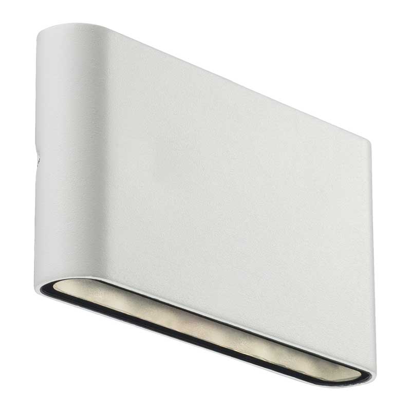 Nordlux Kinver Wandlamp Buiten M - 2-lichts LED - 3000K - IP54 - Wit