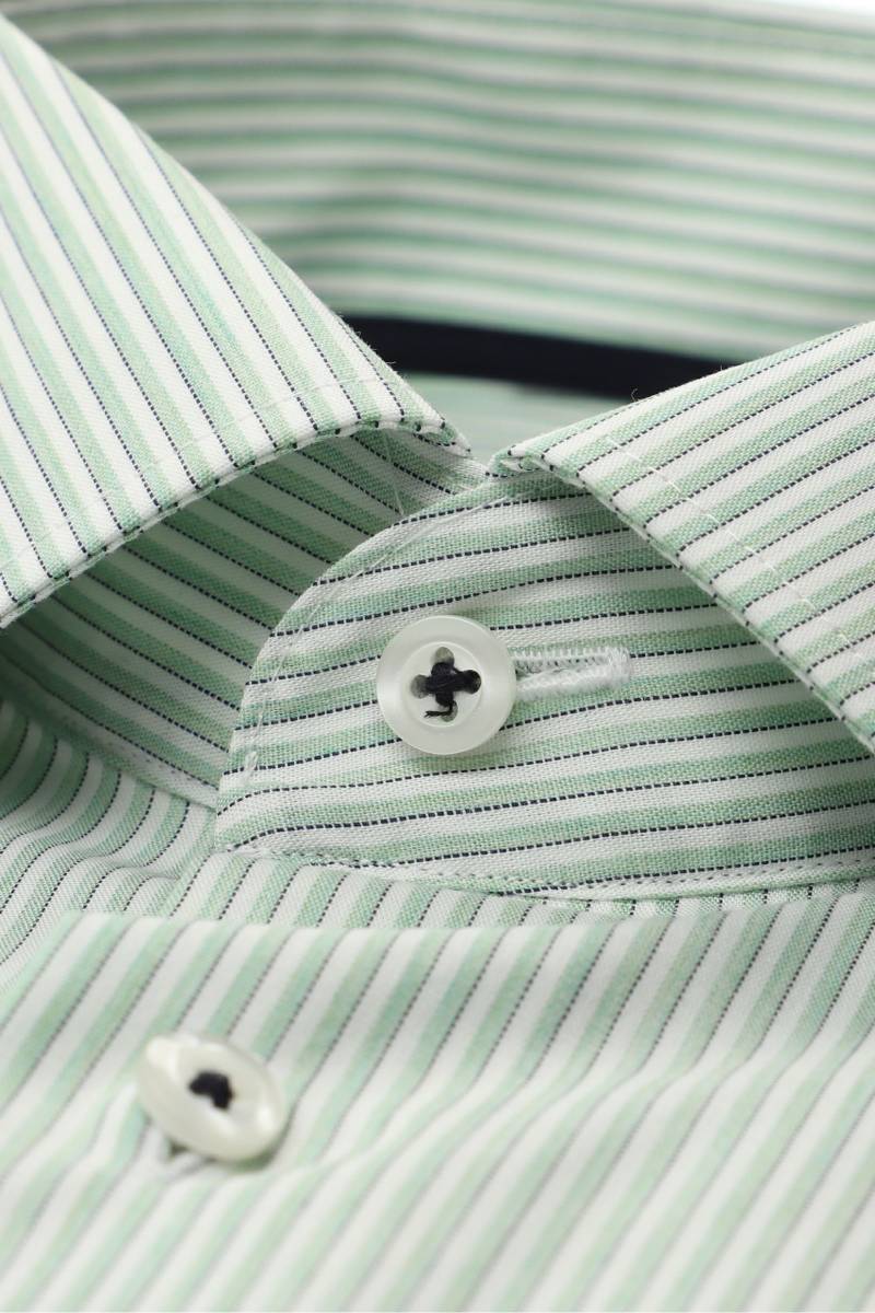 ETERNA Modern Fit Hemd hellgrün, Gestreift